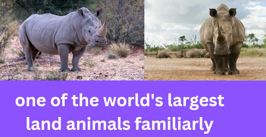 one of the world's largest land animals familiarly